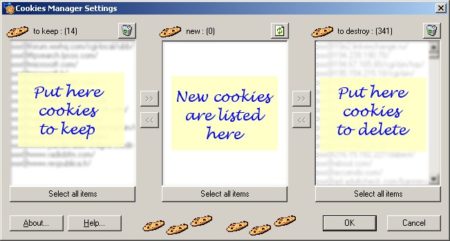Cookies Manager es un software anti-cookies completamente gratuito.