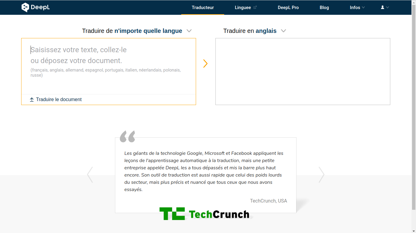 Překladatelský software DeepL Translator více než na Google Translate