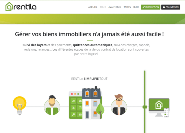 Rentila má velmi pěkný web