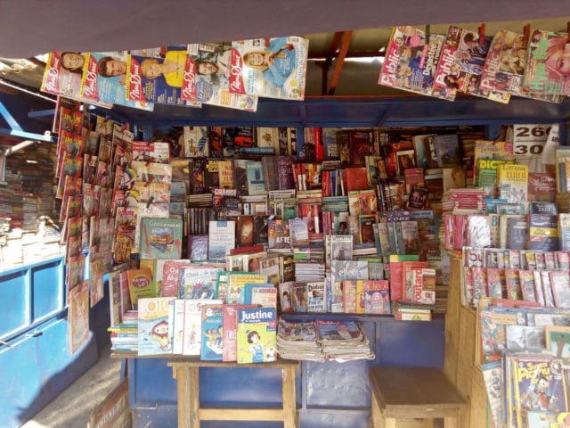 Malagasy people get their books mainly from booksellers.