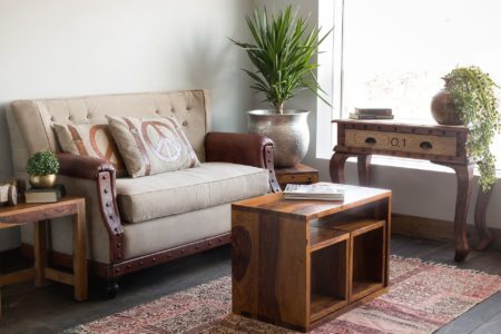 Buy new furniture and give your living room a new look.