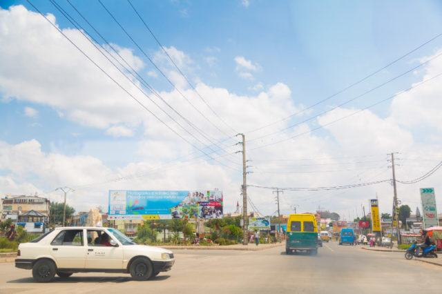 Reklamy v ulicích Antananarivo Reklamy v ulicích Antananarivo!